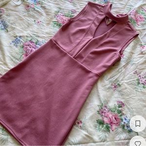 Pink Bodycon Dress Spring Summer